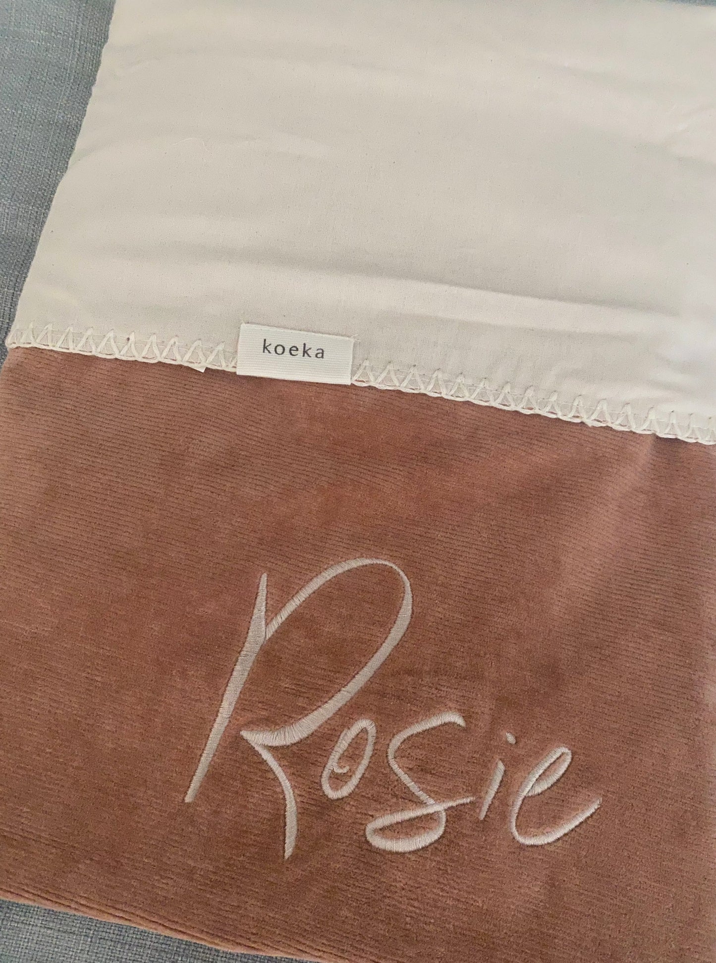 Koeka gepersonaliseerd dekentje