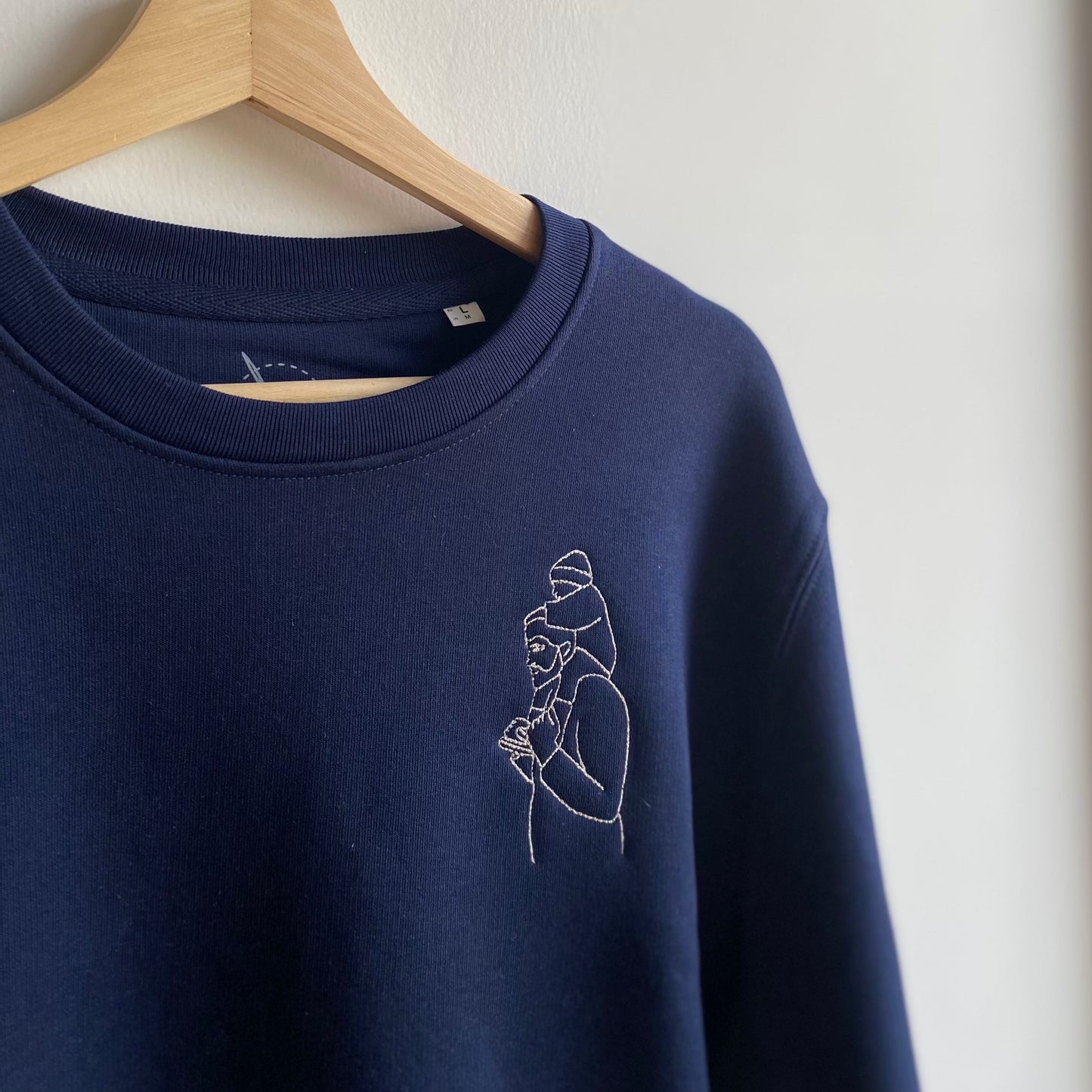 Trui met kleine lijntekening